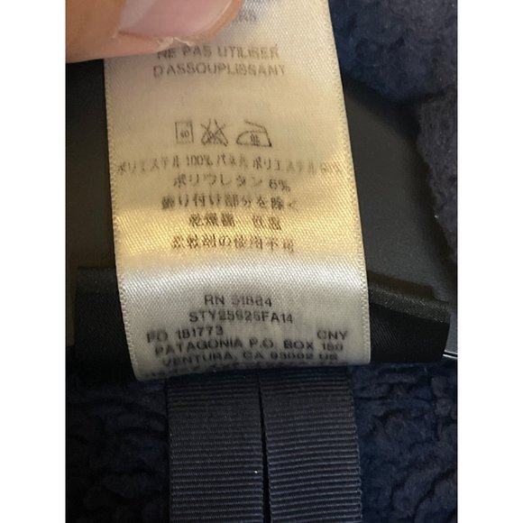 Patagonia Vest Navy Mens Size Medium - Picture 5 of 6